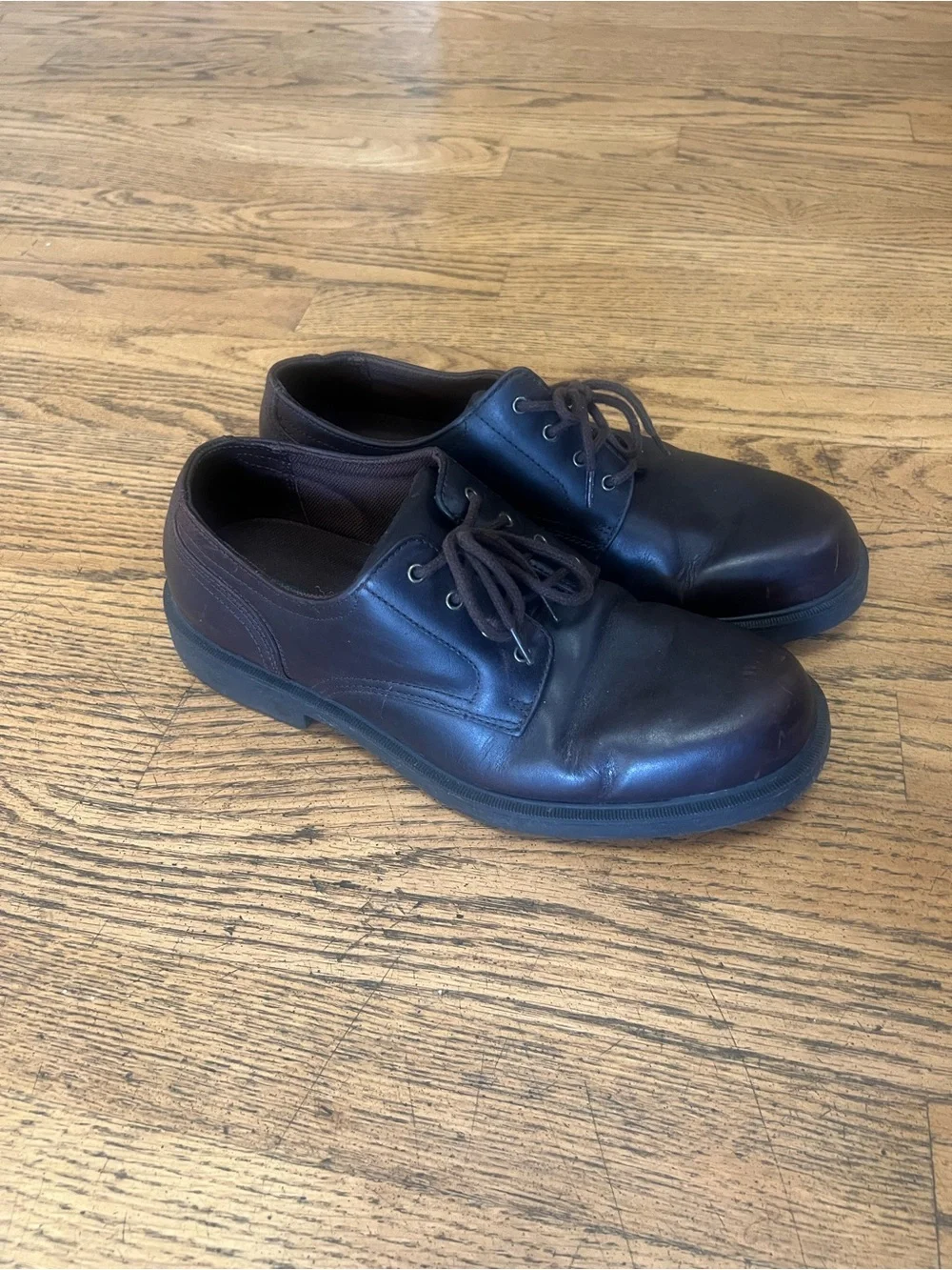 Bass Men's Oxfords in Dark Brown Leather